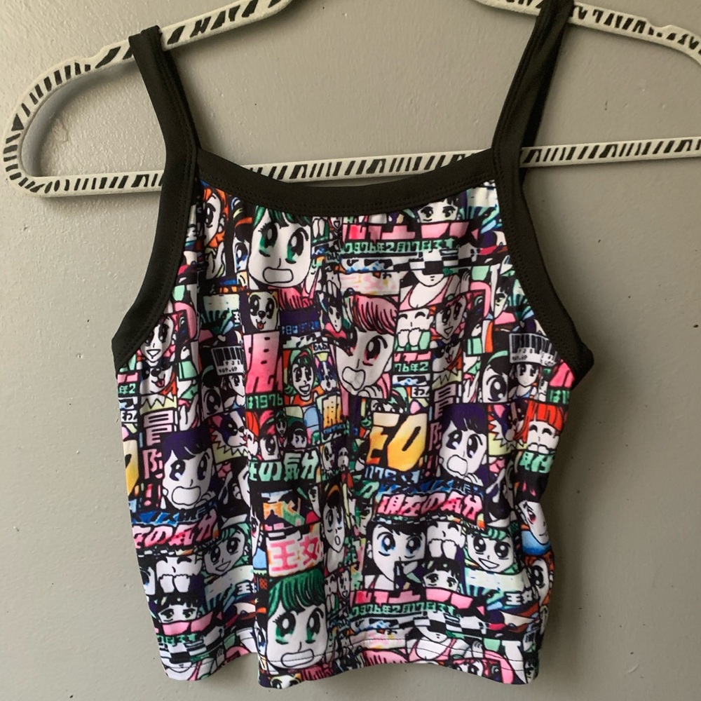 Tank top crop top halter